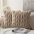 thumbnail image 4 of Summer Savings Clearance! Boovnll Throw Pillow Covers, Modern Stylish Soft & Cozy, Solid Color Velvet Pillow Covers 18x18" for Home, Living Room, Bedroom, Sofa, Couch, Home Decor, Pillow Covers, 4 of 6
