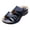 A-BU2120, variant on womens Slippers Open Toe Two Buckle Strap Slides Sandals Solid Color Casual Wedges Soft Sole Breathable Comfort Shoes
