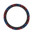 thumbnail image 1 of Balery Red And Blue Lightning Fundas elásticas antideslizantes para volante, funda protectora universal para hombre y mujer, 15 pulgadas, accesorios para coche., 1 of 6