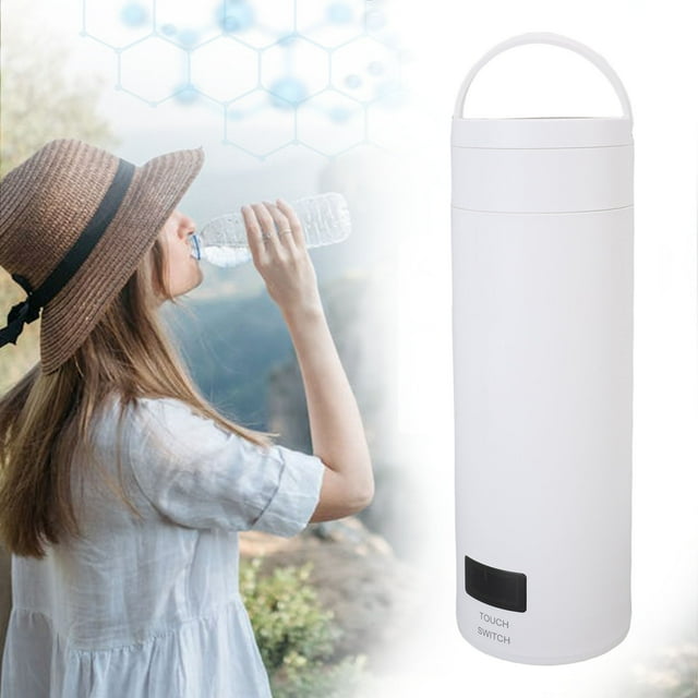 Travel Electric Kettle, 300W Portable Small Mini Coffee Kettle with 4 Variable Presets, Auto Shut Off and Boil Dry Protection for Hotel Dormitory, 500ml