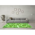 thumbnail image 3 of Ahgly Company Indoor Rectangle Abstract Green Modern Area Rugs, 6' x 9', 3 of 4