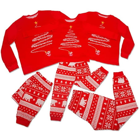 

CFX Christmas Pyjamas Set Family Matching Adult Women Men Kids Baby Holiday Pyjamas Xmas Nightwear Sleepwear Pajamas Pjs Set