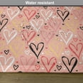 thumbnail image 6 of Ambesonne Coral Place Mats Set of 4, Heart Valentines Love, Standard Size, Coral, 6 of 6