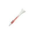 thumbnail image 3 of Pride Professional Shortee Wood Golf Tee, 2.13 inch, Red on White, 120 Count, 3 of 10