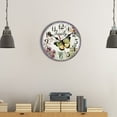 thumbnail image 2 of European Style Wooden Living Room Bedroom Decoration Round Wall Clock F 30X30, 2 of 3