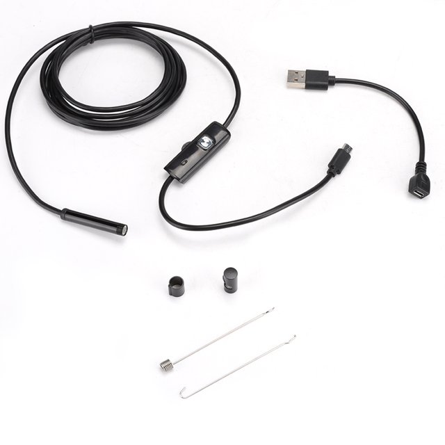 Endoscope LED, 2-en-1 HD IP67 Étanche Portable Endoscope USB Outil Magistralement Créé