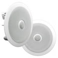 thumbnail image 1 of Pyle PDIC60 6.5 Inch 250 Watt 2 Way In Ceiling Round Home Speakers System, White, 1 of 6