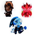 thumbnail image 2 of Shadow Cookie Peluche Beast Cookie Peluche, 2 of 2