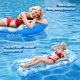 thumbnail image 5 of 2 Pack Inflatable Pool Floats Lounger for Adults, ANSFIL Pool Floats Raft, Pool Float Chair with Headrest for Pool, Beach, Lake, 5 of 9