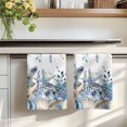 thumbnail image 7 of Blue Turtle Coastal Kitchen Towels Set of 1, Beach Coral Nautical Starfish Sea Eucalyptus Absorbent Dish Towels for Kitchen, Microfiber Hand Towel, Quick Drying Tea Towel for Cleaning Dishcloths, 7 of 7