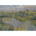 thumbnail image 3 of Václav Radimsky 24x18 Black Modern Framed Museum Art Print Titled - River Landscape (1919), 3 of 5