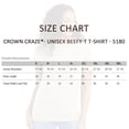 thumbnail image 6 of Crown Craze® Women’s Beefy-T Short Sleeve T Shirt, 100% Ring-Spun Cotton Crew Neck Casual Tee (Maroon, XL), 6 of 7