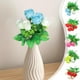 thumbnail image 1 of Ramo de Rosas Artificiales Seis Cabezas | Flores de granada simuladas realistas | Azul, Rosa, Beige, Rojo, Verde | Disposición decorativa de plástico de 14,17x5in | Resistente al desvanecimiento, 1 of 6