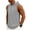 Gray, variant on Men's Hooded Muscle Tank Top with Drawstring and Sleeveless Cut Featuring Soft Breathable Fabric for Summer Gym Workouts Bodybuilding Training Beach Days or Casual Streetwear Light Purple S