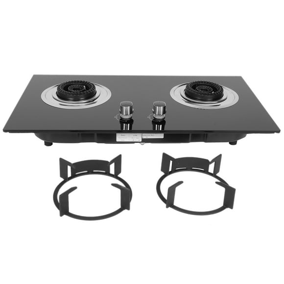 Gas Stove,Household 2 Burners Liquefied Liquefied Gas Stove Kitchen Appliance Precision Engineered
