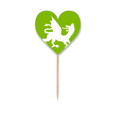 thumbnail image 1 of Etiqueta del corazón de la bandera del palillo de dientes, 1 of 3