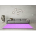 thumbnail image 3 of Ahgly Company Indoor Rectangle Solid Purple Modern Area Rugs, 7' x 9', 3 of 4