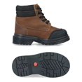 thumbnail image 4 of Botas Niño Zapatos Casual Piel Cafe, 4 of 5