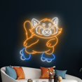 thumbnail image 5 of Handmadetneonsign Raccoon Roller Skate Neon Sign, Funny Raccoon LED Art Decor, Rolling Skate Wall Decor, 5 of 5