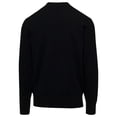 thumbnail image 2 of Versace Jeans Couture Man Lana Cachemire Logo Front Black Sizes standard XXXS-7XL, 2 of 3