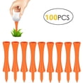 thumbnail image 2 of 100Pcs/Set Plastic Golf Tees Wear-resisting Stable Creative 70mm Orange Plastic Golf Tees Sporting Devices for Home, 2 of 5