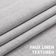 thumbnail image 3 of Cortinas de ventana CUCRAF, 100% opacas, lino sintético, 214 x 213 cm, color blanco, 3 of 8