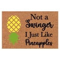 thumbnail image 1 of TIELUTT Pineapple Letter Printed Door Mat Door Carpet for Entrance Front Throw Pillows and Blanket Set and Striped Throw Blanket Area Rugs Living Room Rug for Bed Room Softest Throw Blanket, 1 of 4