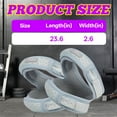 thumbnail image 2 of BESTSKY Patella Knee Brace,Two-Way loop fastener Patella Knee Brace,Double Decompression Knee Compression Sleeve Women,Gray&pink, 2 of 7