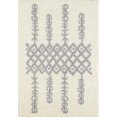 thumbnail image 2 of A2Z Rug Modern & Traditional Moroccan 5533 Ivory Shaggy Area Rug, 2 of 7