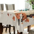 thumbnail image 5 of Yayeee Tablecloths 60" x 108" Rectangle Wrinkle Resistant Party Table Cover, Gray Cartoon Halloween Cat, 5 of 8