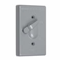 thumbnail image 1 of Hubbell Raco TC100S One Gang Toggle Cover - Gray, 1 of 2