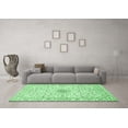 thumbnail image 3 of Ahgly Company Indoor Rectangle Medallion Emerald Green Traditional Area Rugs, 3' x 5', 3 of 4
