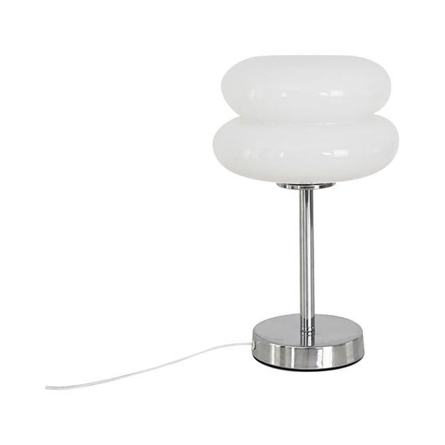 Lámpara de mesa nórdica con forma de tarta de huevo y champiñones, luz nocturna, atmósfera romántica, LED de escritorio blanco