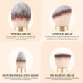 thumbnail image 3 of Set de brochas de maquillaje DuCare Duo End Foundation Contour, 2 unidades, 3 of 9