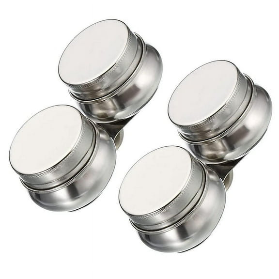 Palette Cups, 2 Pack Paint Pot Container Cup with Lid and Clip Double Dippers Stainless Steel for Oil Painting,2 * Palette Cups,Silver