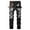 Black, variant on DDAPJ pyju Jeans for Men Fashion Ripped Frayed Slim Fit Jeans Straight Leg Skinny Distressed Destroyed Jeans Cool Street Denim Pants