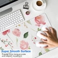 thumbnail image 4 of Red Watercolor Flowers&nbsp;mouse Padswaterproof,rubber+multispandexnon Slip MousepadDesk Pad for Office Home Game 31.5x15.7inches, 4 of 7
