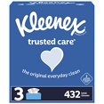 thumbnail image 1 of Kleenex Trusted Care Facial Tissue, 8.20" x 8.40", White 432 Count, 1 of 5