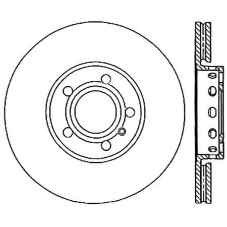 CENTRIC PARTS - SPORTSTOP CRYO Fits select: 2004-2006 AUDI A4