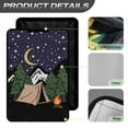 thumbnail image 4 of POLERO RV Door Window Shade Cover - Hook-and-Loop Fastening RV Blackout Window Cover, an-UV and Privacy Protection for Camper (17.3” x 26”, Camping Moon Night), 4 of 7