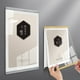 thumbnail image 5 of Marco de fotos acrílico, expositor magnético transparente para carteles, soporte de madera para pared o escritorio, ideal para publicidad, certificados y materiales promocionales, F, 5 of 8