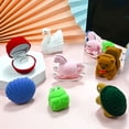 thumbnail image 2 of Cute Velvet Jewelry Box Organizer Wedding Ring Box Jewelry Storage Case Earring Necklace Display Packaging Gift Box Container, 2 of 6
