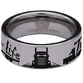thumbnail image 2 of Trucker Life Tungsten Carbide Ring, 2 of 9