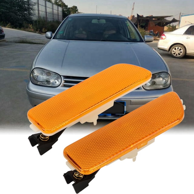 617215181853, Carcasa De Lámpara De Coche Práctica, 3 Colores Para GL Hatchback 2 Puertas 2.0L 1984CC 121Cu. En. L4 GAS SOHC Aspiración Natural Accesorios Para Automóviles MK4 Mgaxyff Smoked Bumper Marker Side Light Housing for MK4