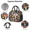 thumbnail image 4 of Lunch Bag Women Insulated Lunch Box Reusable Leakproof Large Cooler Tote for Healthy Eating Enthusiasts with Side Pockets for Work Office Picnic Mushroom, 4 of 7
