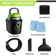 thumbnail image 4 of WORKPRO Wet Dry Vacuum 2.5 Gallon 3 Peak Horsepower Portable Shop Vacuum Cleaner Black W125080A, 4 of 7
