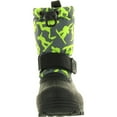 thumbnail image 4 of Northside Boys Frosty Waterproof All Weather Snow Boots, Dark Grey/Green, 8, 4 of 4
