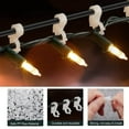 thumbnail image 3 of Christmas Light Clips - Gutter for Hanging Outdoor Lights Outside String, 3 of 4