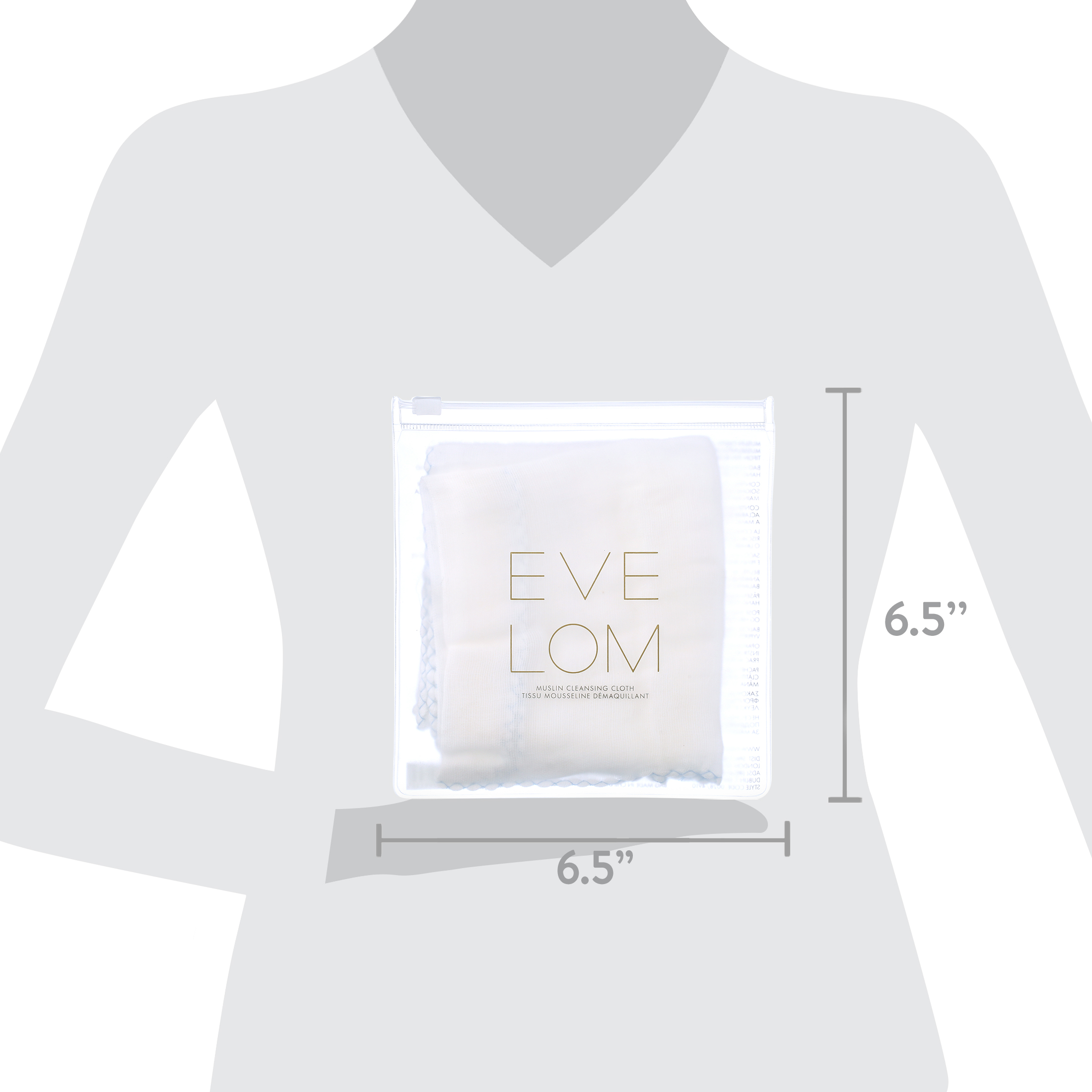Muslin Cleansing Cloth by Eve Lom for Unisex - 3 Pc Cloths