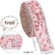 thumbnail image 4 of Cinta de pedrería de 1 m/1,1 yardas, cinta termoadhesiva rosa de 0,6 pulgadas, adorno de piedras preciosas artificiales, cinta termoadhesiva brillante, botones planos de metal, 4 of 9
